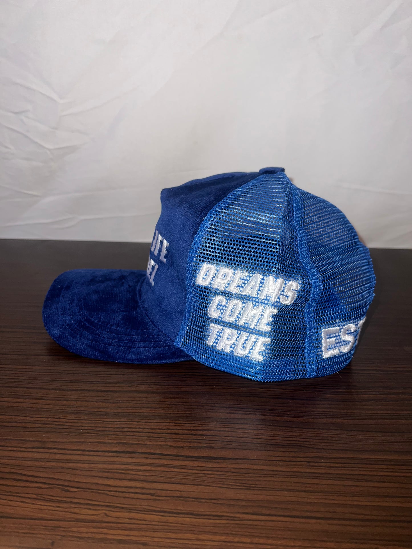 Blueberry Suede Trucker Hat