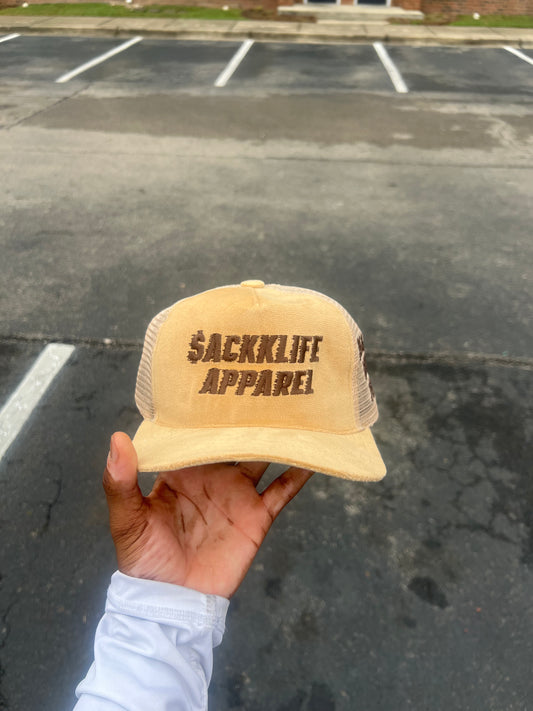 Nude Suede Trucker Hat