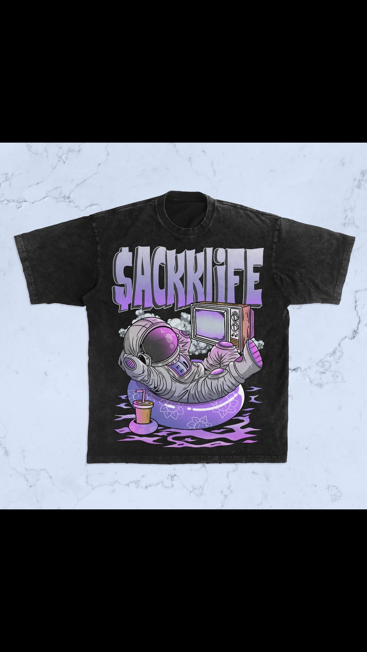Unisex $ackklife Astronaut Graphic Tee